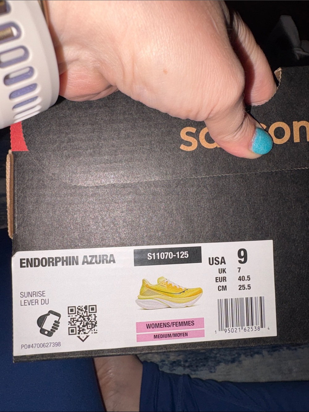 Brand New Saucony Endorphin Azura Women's Running Shoes - Yellow